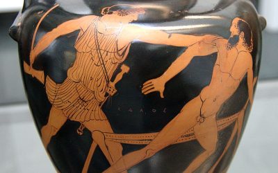 Slapen in een Griekse mythe